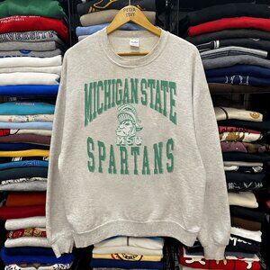 Vintage Michigan State Spartans Football Sweatshirt, Michigan State University